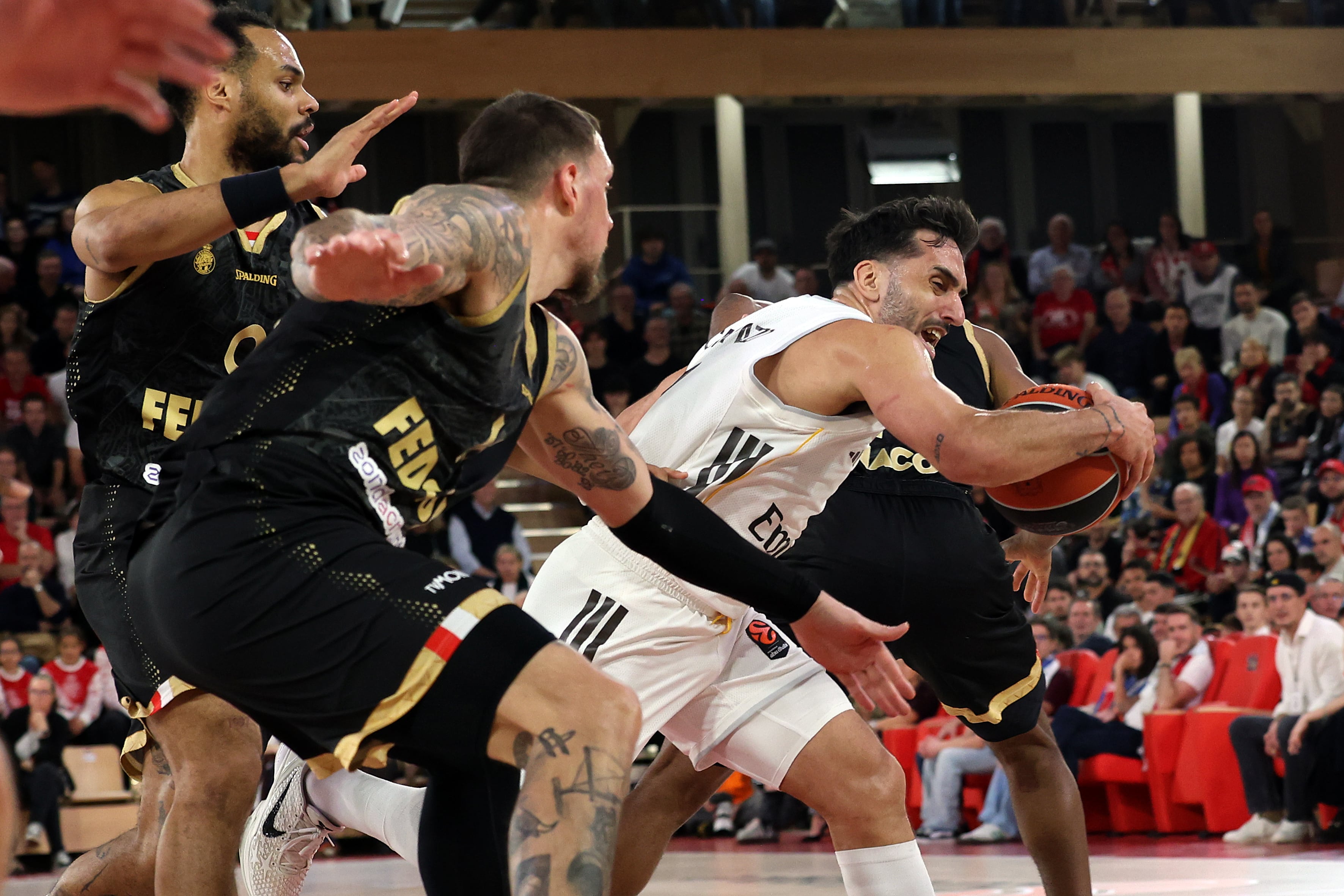 El Madrid choca contra un rocoso Mónaco en la Euroliga