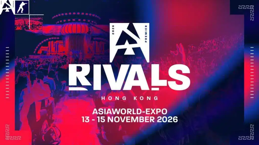 BLAST Rivals Season 2 2026 regresa a Hong Kong con $1 millón en premios